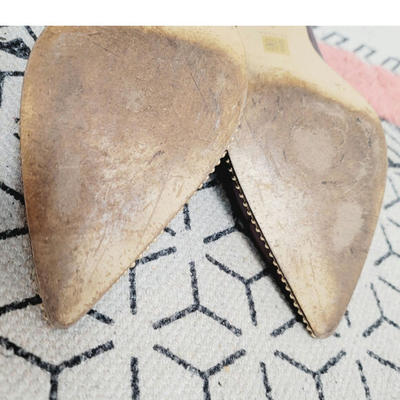 COACH WILLA PUMP IN BURGUNDY PURPLE & GOLD, SZ 8 - Picture 16 of 16